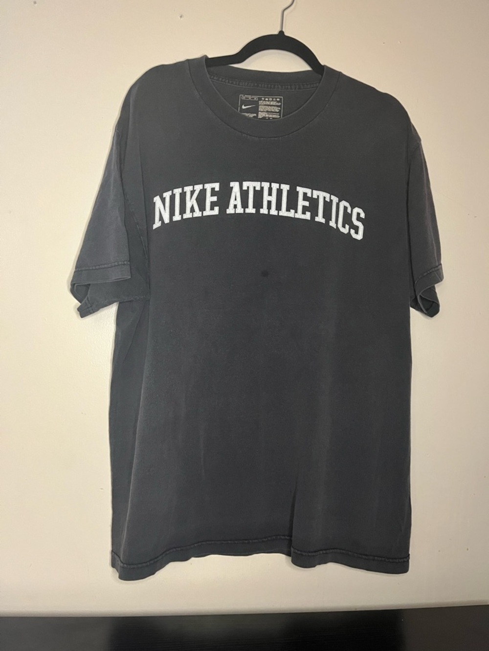 Nike Black 'Nike Athletics' Short Sleeve Tee